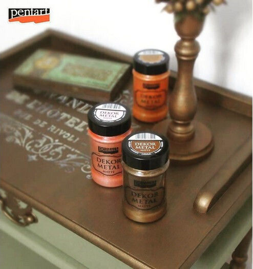 Pentart Dekor Metal Chalk Paint Bronze 100ml 35109