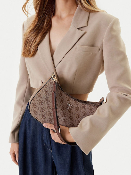 Latte Logo Women's Bag Shoulder Brown