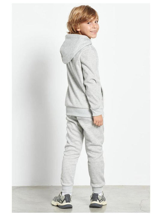 Kids Sweatpants Set Melange Grey 2pcs