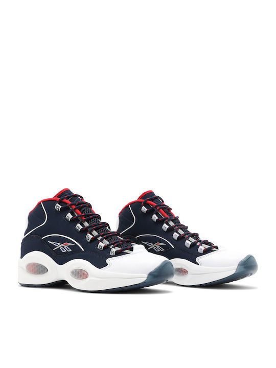 Question Mid Мъжки Чънки Маратонки Vector Navy / Cloud White / Vector Red