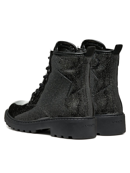 J Casey G G Kids Boots with Zipper Black
