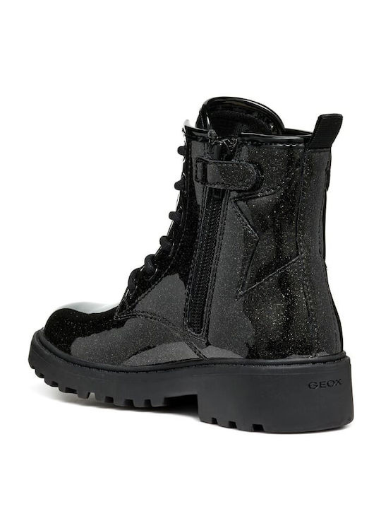 J Casey G G Kids Boots with Zipper Black