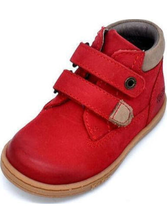 Tackeasy Ghete Copii cu Velcro Roșii