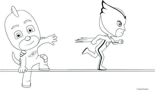 Diakakis Блок За Рисуване Pj Masks 23x33 40 Листа Самозалепващи 2 Дизайна 000484312