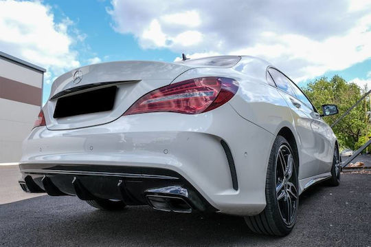 Diffuser Rear Bumper Mercedes-Benz CLA C117 13-16 AMG 45 Look AMG Sport Line Version Bumpers Piano Black