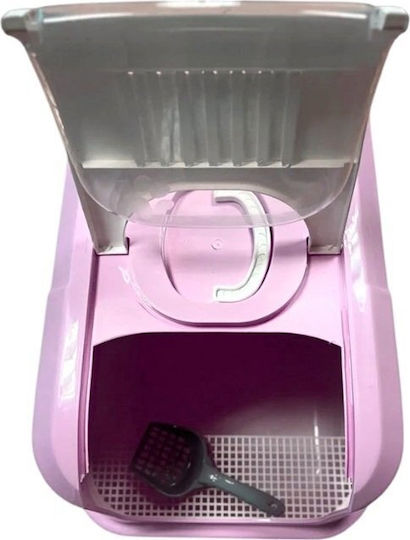 Cat Toilet Closed Purple L50 x W37 x H38.5cm
