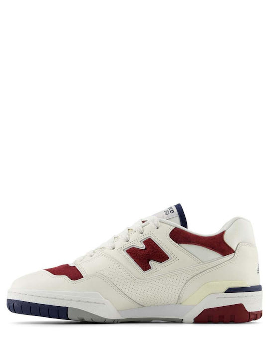 New Balance 550 Ανδρικά Sneakers Λευκά BB550VRC