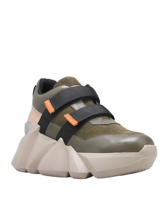Shuffle Γυναικεία Chunky Sneakers Πράσινα