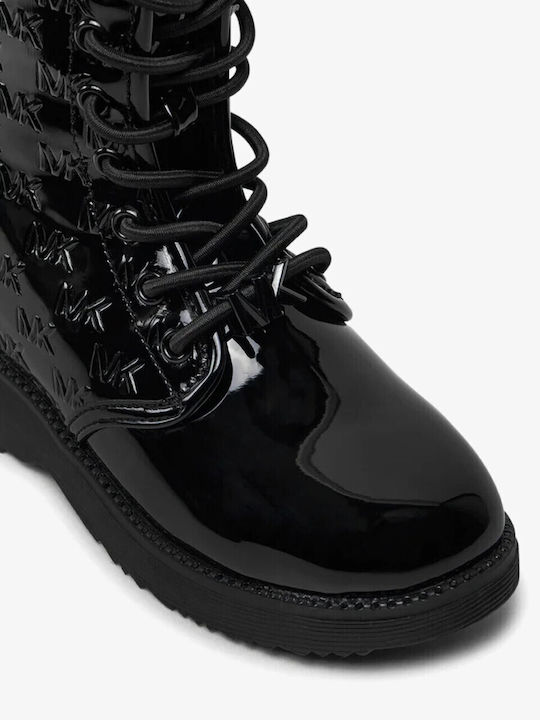 Kids Boots from Patent Leather Black