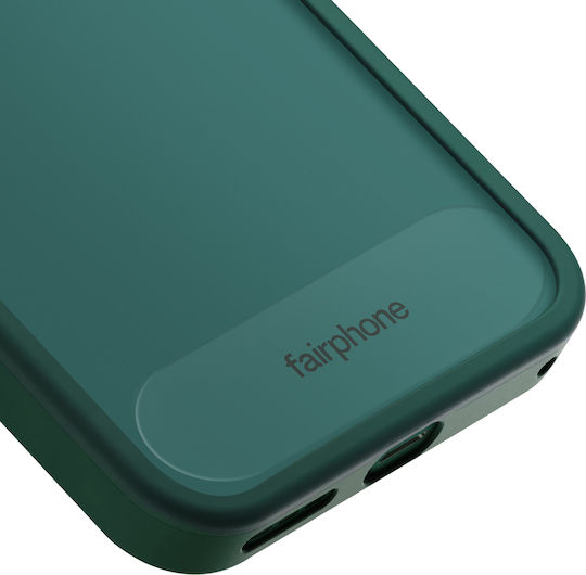 Fairphone Original Fairphone 6 Halbrastische Silikon Schutz Hülle Verstärkte Kanten Vert Forêt