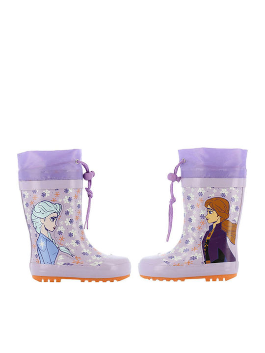 Παιδικές Γαλότσες Frozen Λιλά