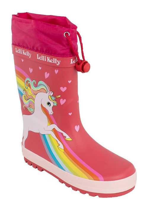 Kids Wellies Fuchsia