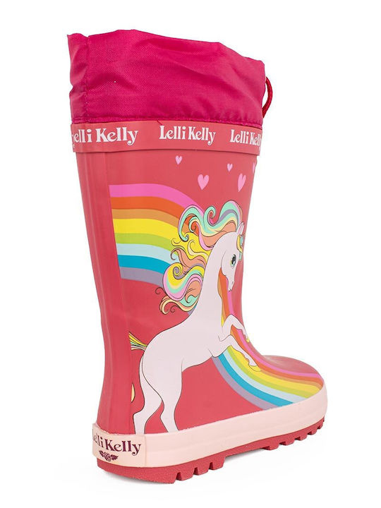 Kids Wellies Fuchsia
