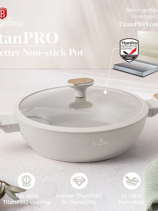 Berlinger Haus Sahara Nordic Collection Aluminum Pan with Lid 28cm