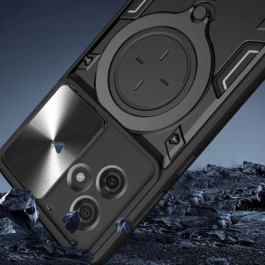 Techsuit Задна корица Силикон Черен (Motorola Moto G86)