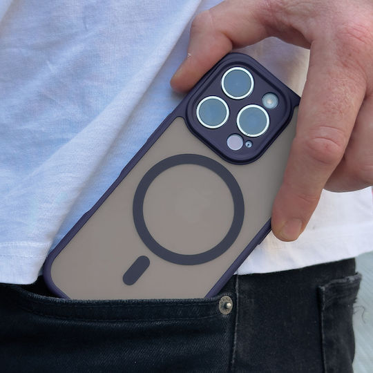 Magnetic Magmatte Lens Sonique Case Apple iPhone 16e Dark Blue