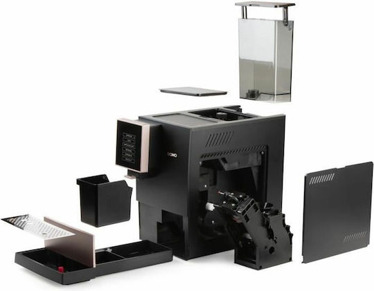 Domo Automat de Espresso 1350W Presiune 19bar pentru Cappuccino Neagră S71018789