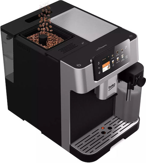 Beko Automatic Espresso Machine 1350W Pressure 19bar for Cappuccino Black S71013934