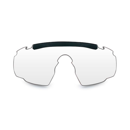 Wiley X Shooting Glasses Saber Advanced with UV Protection & Anti-Scratch Coating Black