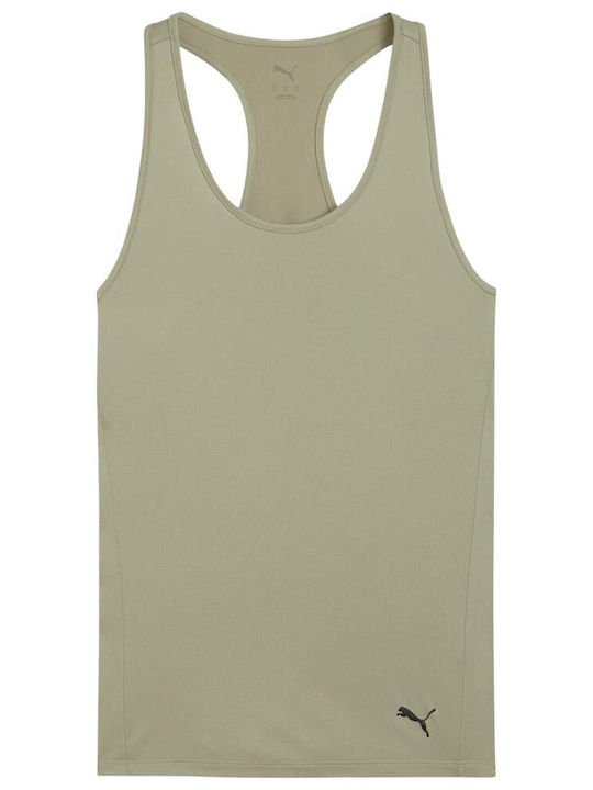 Train Women's Blouse Sleeveless Khaki