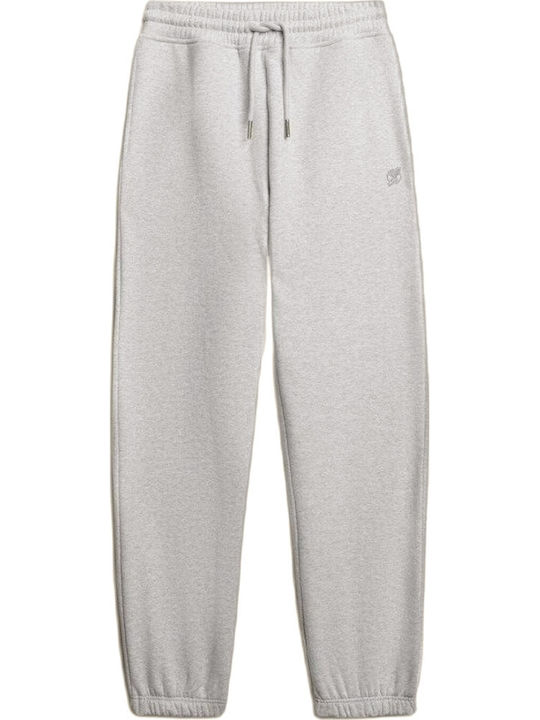 D2 Ovin Παντελόνι Φόρμας με Λάστιχο Cadet Grey Marl