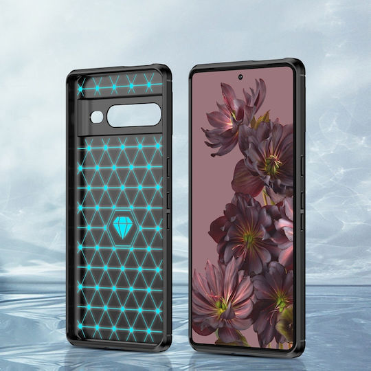 Back Cover Silicon Negru (Google Pixel 7 Pro)