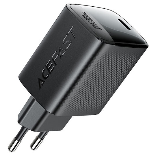 Acefast Φορτιστής Χωρίς Καλώδιο GaN με Θύρα USB-C 45W Power Delivery Μαύρος (A112)
