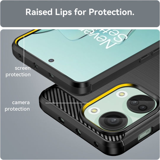 Back Cover Silicon Negru (OnePlus Nord 3)