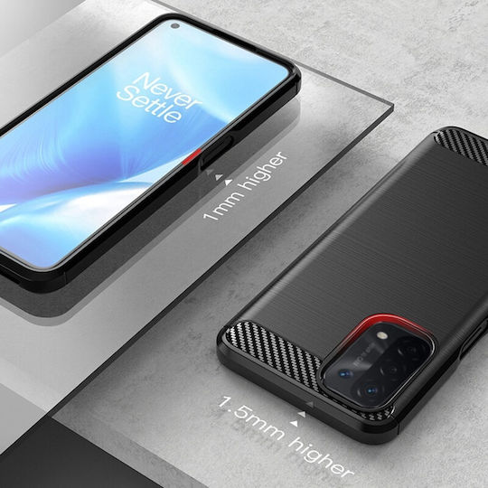 Back Cover Σιλικόνης Μαύρο (OnePlus Nord N200Oppo A54 5G / A74 5G)