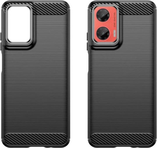Back Cover Silicon Negru (Moto G55)