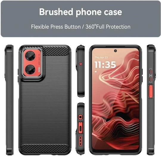Back Cover Silicon Albastru (Moto G55)