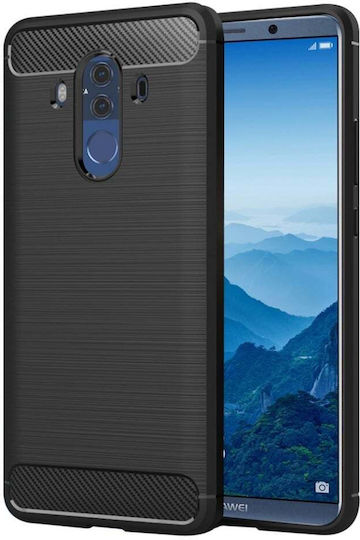 Umschlag Rückseite Silikon Schwarz (Huawei Mate 10 Pro)