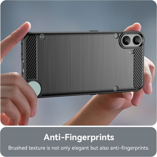 Back Cover Silicon Negru (Nothing Phone 1)