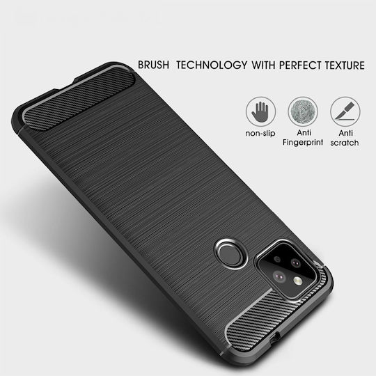 Back Cover Σιλικόνης Μαύρο (Google Pixel 5)