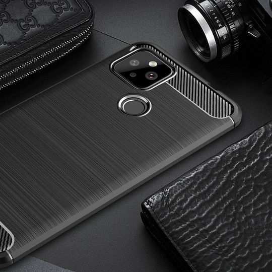 Back Cover Σιλικόνης Μαύρο (Google Pixel 5)