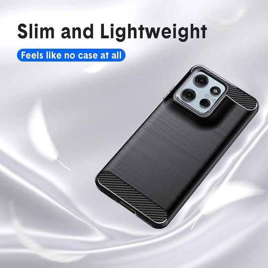 Back Cover Silicon Negru (Moto G15)