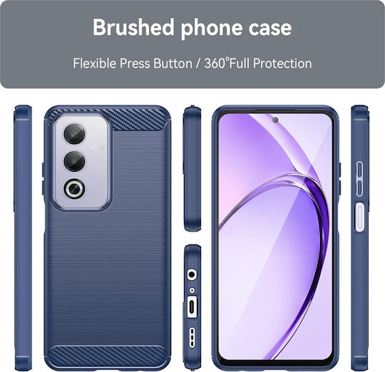 Back Cover Silicon Albastru (Oppo A80 5G)