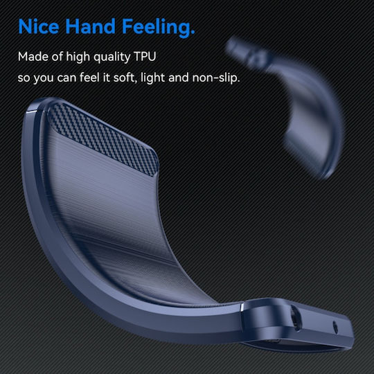Back Cover Silicon Albastru (Realme C63)