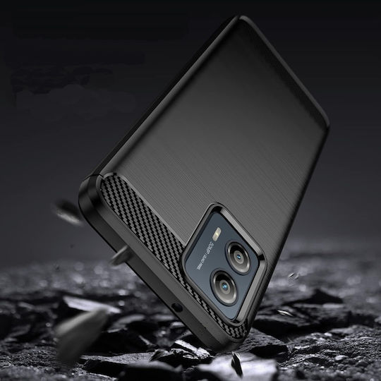 Back Cover Silicon Negru (Motorola Edge 50 Fusion)