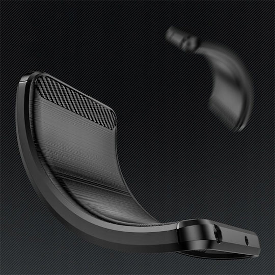 Umschlag Rückseite Silikon Schwarz (Motorola Edge 30)