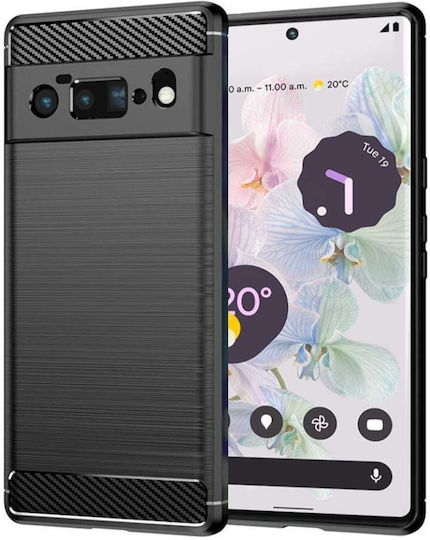 Umschlag Rückseite Silikon Schwarz (Google Pixel 6 Pro)