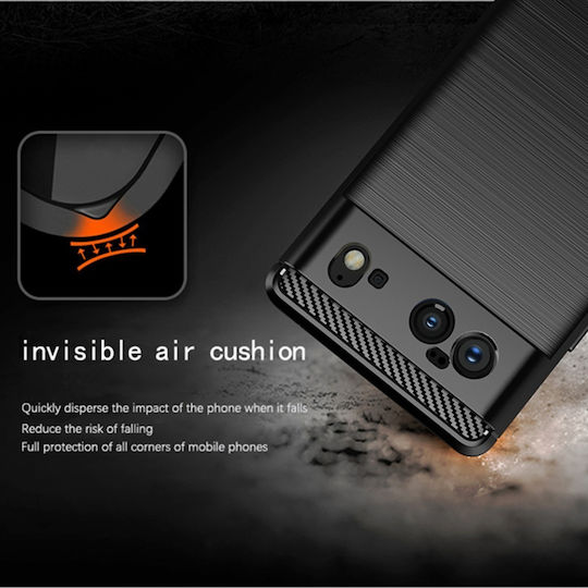 Back Cover Σιλικόνης Μαύρο (Google Pixel 6)