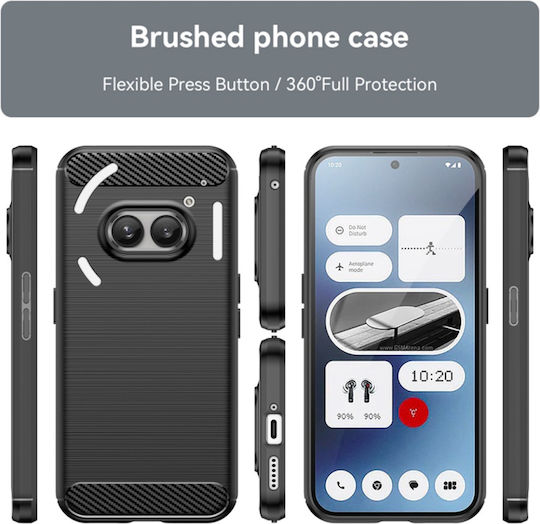 Back Cover Silicon Negru (Nothing Phone 2a / 2a Plus)
