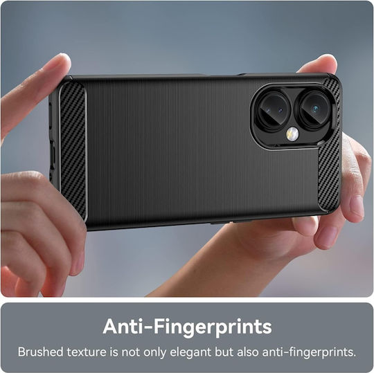 Umschlag Rückseite Silikon Schwarz (OnePlus Nord CE 3 Lite)