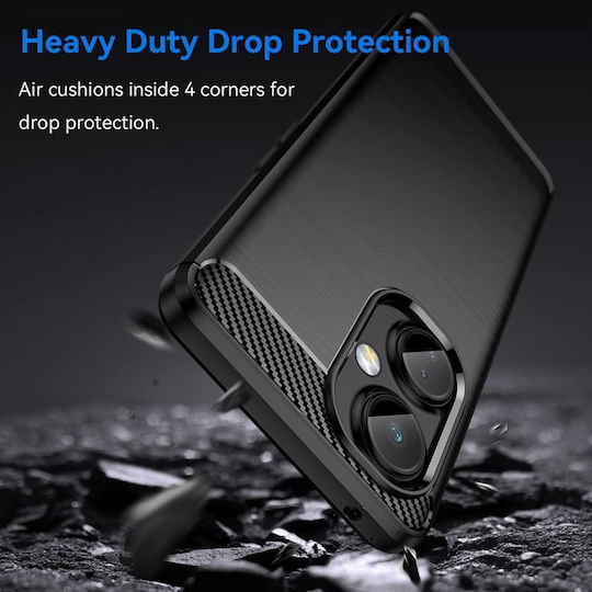 Umschlag Rückseite Silikon Schwarz (OnePlus Nord CE 3 Lite)