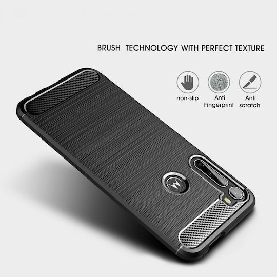 Back Cover Silicone Black (Motorola One Fusion Plus )