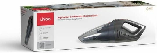 Livoo Rechargeable Car Handheld Vacuum 12V 70W Grey