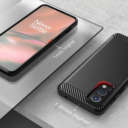 Back Cover Silicon Negru (OnePlus Nord 2)