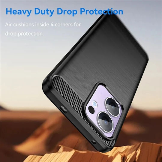 Back Cover Silicon Negru (Oppo Reno13)