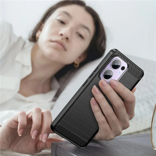 Back Cover Silicon Negru (Oppo Reno13)